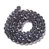 Transparent Glass Beads EGLA-A035-T10mm-D15-3