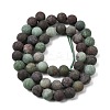 Natural Green Opal Beads Strands G-H045-A03-6MM-01-3