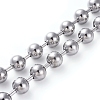 304 Stainless Steel Ball Chain Necklaces X-NJEW-G322-01P-4