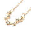3Pcs Alloy Rhinestones Anklets LS-AJEW-S083-01G-03-3