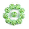 10Pcs Opaque Acrylic Beads OACR-YW0003-35K-1