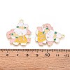 Alloy Enamel Pendants ENAM-T022-62E-3