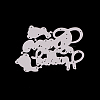 Word Happy Easter Frame Carbon Steel Cutting Dies Stencils LS-DIY-F028-03-3