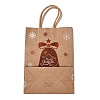 Christmas Theme Hot Stamping Rectangle Paper Bags CARB-F011-02C-3