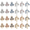 48Pcs 12 Style Alloy Pendants FIND-FH0003-73-1