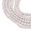 Electroplated Shell Pearl Beads Strands BSHE-G041-2mm-06-3