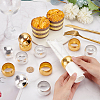 12Pcs 2 Colors Iron Napkin Rings AJEW-PH0011-37-3