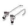 Brass Chain Extender KK-K002-9.5-B-NF-1