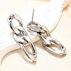 Non-Tarnish 304 Stainless Steel Stud Earrings EJEW-D095-23P-1