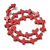 Synthetic Turquoise Dyed Beads Strands G-P507-06B-3