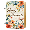 Wooden 2-Ring Loose Leaf Binder Postcard Phote Album Cover DIY-WH0547-015-3