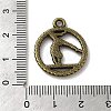 Tibetan Style Alloy Sport Pendants PALLOY-M217-41AB-3