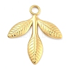 Ion Plating(IP) 304 Stainless Steel Pendants STAS-P379-05E-G-1