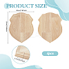 4Pcs Wooden Display Pedestals ODIS-FG0002-06B-2