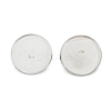 Tarnish Resistant 304 Stainless Steel Brooch Cabochon Settings STAS-G250-04P-A-1