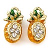 Alloy Enamel With Rhinestone Pendants PALLOY-S032-02A-1