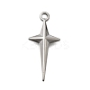304 Stainless Steel Pendants STAS-Z163-08P-1