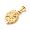 304 Stainless Steel Pendants SA-CBA2A5E-01G-06-2
