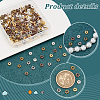 360Pcs 6 Colors Tibetan Style Alloy Beads Daisy Spacer Beads FIND-PH0020-63-4