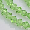 Faceted Bicone Glass Beads Strands EGLA-P017-4mm-01-3
