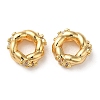 Brass Micro Pave Cubic Zirconia Beads KK-P239-29A-G-1