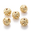 Alloy Hollow Beads PALLOY-P238-23G-RS-1