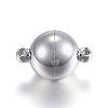 Tarnish Resistant 304 Stainless Steel Magnetic Clasps with Loops LS-STAS-F108-07P-1