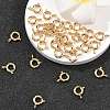 SHEGRACE Brass Spring Ring Clasps XGR0018G-47G-4