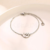 304 Stainless Steel Link Bracelets WGDD040-08-1
