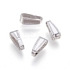 100Pcs 304 Stainless Steel Snap On Bails STAS-ZF0001-33-1