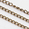 Antique Bronze Iron Twist Curb Chains X-CH-C012-AB-NF-2