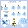 Faux Mink Fur Tassel Pendant Decorations FIND-YW0002-24F-6