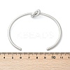 304 Stainless Steel Cuff Bangles for Women BJEW-C088-04P-5