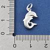 925 Sterling Silver Double Dolphins Charms STER-S009-09S-3
