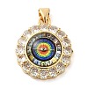 Real 18K Gold Plated Brass Pendants KK-A198-17G-1