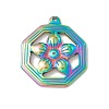 Ion Plating(IP) 304 Stainless Steel Pendants STAS-C049-09M-1
