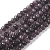 Dyed Natural Malaysia Jade Rondelle Beads Strands G-E316-2x4mm-49-1