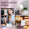 Square Textured PU Leather Cosmetic Zipper Bags AJEW-WH20022-56B-4