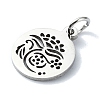 Non-Tarnish 304 Stainless Steel Charms STAS-C097-46P-04-2
