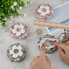 4Pcs 2 Colors Polyester Door Knob Cover DIY-FG0007-09-3