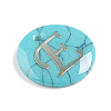 Synthetic Turquoise Charms G-L561-001E-2