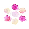 Transparent Plastic Bead Caps KY-Q005-02A-08-2