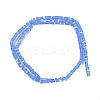 Electroplate Glass Beads Strands GLAA-B023-01A-08-2