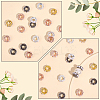 100Pcs 4 Colors Plastic Spacer Beads FIND-SC0021-95-7
