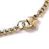 201 Stainless Steel Pendant Necklace NJEW-K253-12G-4