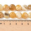 Natural Yellow Botswana Agate Beads Strands G-F790-H04-01-5