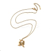 PVD Vacuum Plating 201 Stainless Steel Necklaces NJEW-R267-01R-G-2