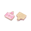Valentine's Day Theme Alloy Enamel Pendants ENAM-T020-50J-02-2