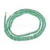 Natural Dyed & Heated Green Onyx Agate Beads Strands G-G792-41-2