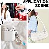 3Pcs 3 Style Natural & Synthetic Stone Keychain KEYC-OC0001-22-7